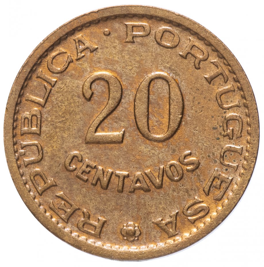купить Тимор (колония Португалии) 20 сентаво (centavos) 1970