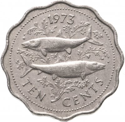 купить Багамы 10 центов (cents) 1973 "THE COMMONWEALTH OF THE BAHAMAS"