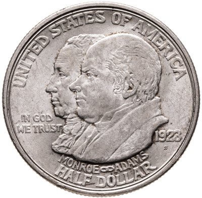 купить США 50 центов (1/2 доллара, half dollar) 1923 "100 лет Доктрине Монро"