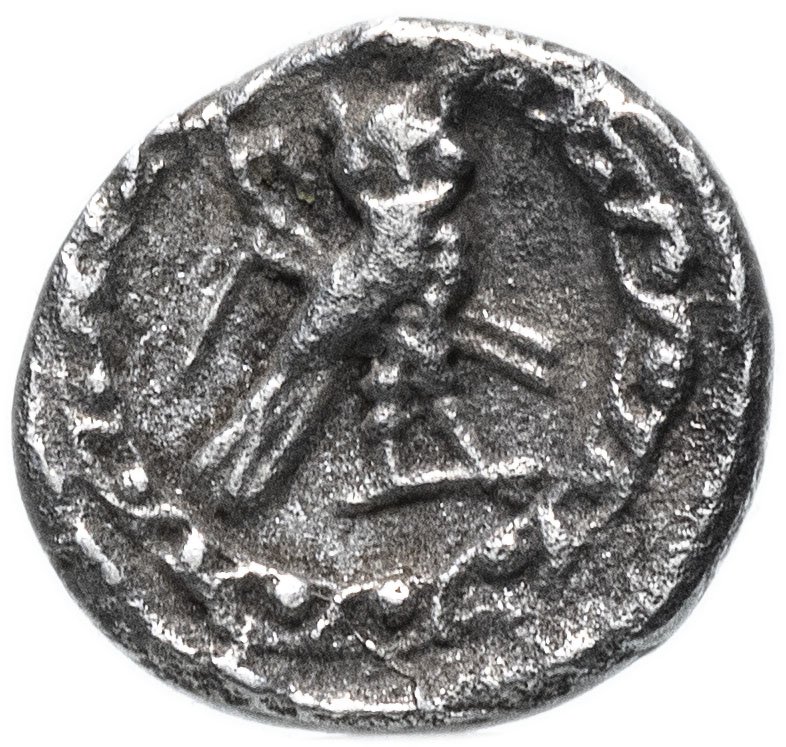 купить Финикия, г. Тир, 393-311 гг. до н.э., 1/16 шекеля. (Сова,Дельфин)