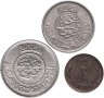 Купить Афганистан набор 3 монет 1937-1953г (2, 25 пул, 1/2 афгани)