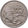 Купить Австралия 20 центов 1967