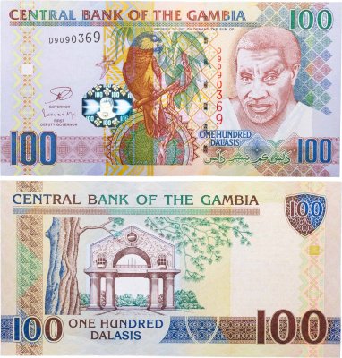 купить Гамбия 100 даласис 2013