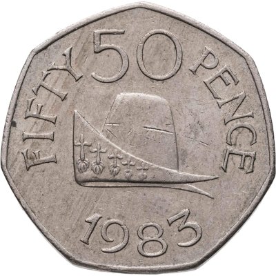 купить Гернси 50 пенсов 1983