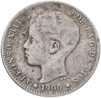 купить Испания 1 песета (peseta) 1985-1904