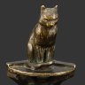 Купить Настольное украшение (пресс-папье) в виде фигуры кошки, бронза, Западная Европа, 1910-1940 гг.