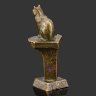 Купить Настольное украшение (пресс-папье) в виде фигуры кошки, бронза, Западная Европа, 1910-1940 гг.