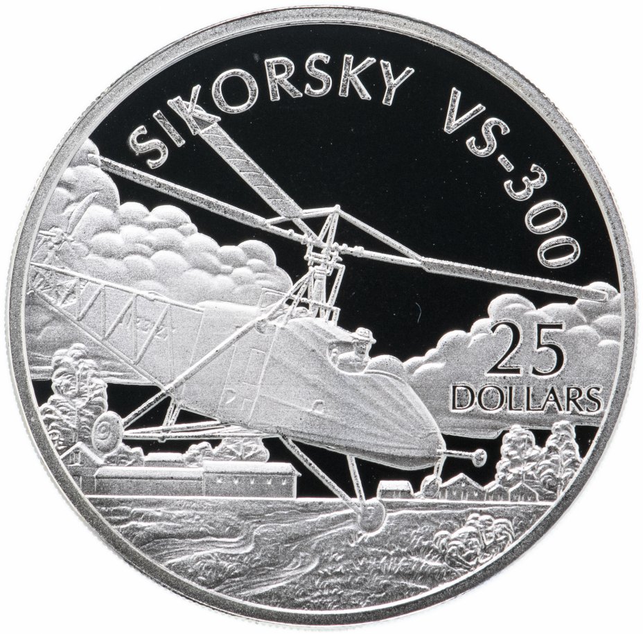 купить Соломоновы острова 25 долларов 2003 "Вертолет Vought-Sikorsky VS-300"