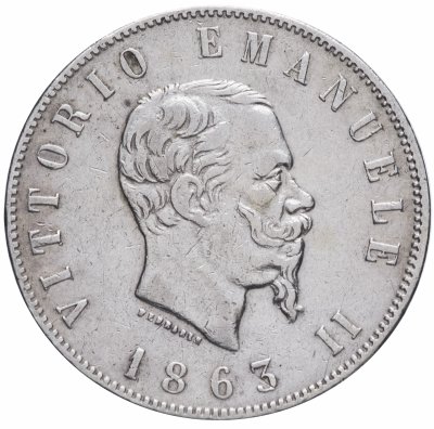 купить Италия 2 лиры 1863