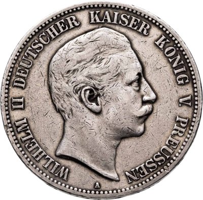 купить Германская Империя, Пруссия 5 марок (mark) 1903 A
