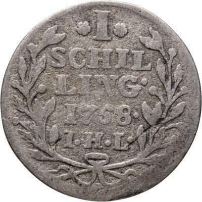 купить Гамбург 1 шиллинг 1758