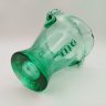 Купить Конфетница в виде корзинки с волнистым бортом и рельефной ручкой, стекло, гутная техника, СССР, 1970-1990 гг.