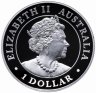 Купить Австралия 1 доллар 2019 "Клинохвостый орел", в футляре с сертификатом