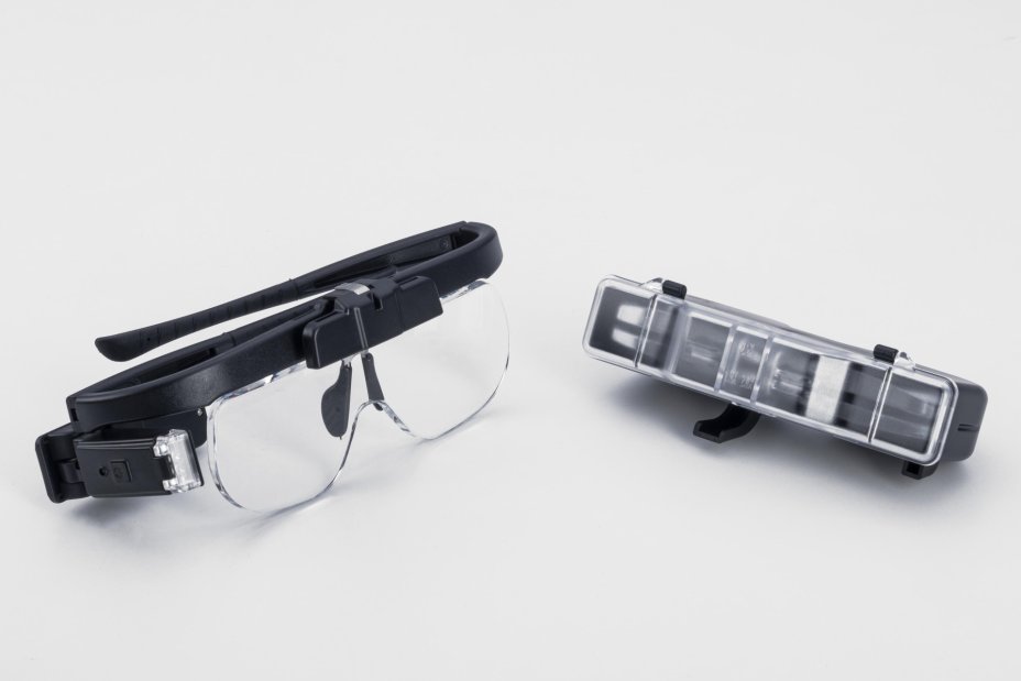 Лупа-очки налобная аккумуляторная с подсветкой (2 LED) стоимостью 1599 руб.