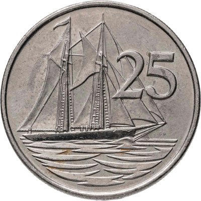 купить Каймановы острова 25 центов (cents) 2005