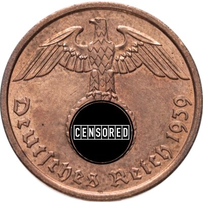купить Германия (Третий рейх) 2 рейхспфеннига (reichspfennig) 1939 A