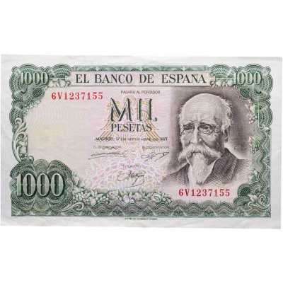 купить Испания 1000 песет 1971 (Pick 154a)