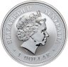 Купить Австралия 1 доллар 1999 UNC "Восточный календарь. Год кролика - Лунар. С позолотой"