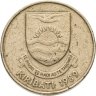 Купить Кирибати 2 доллара (dollars) 1989 10 лет Независимости