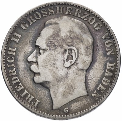 купить Германская Империя (Баден) 3 марки 1912