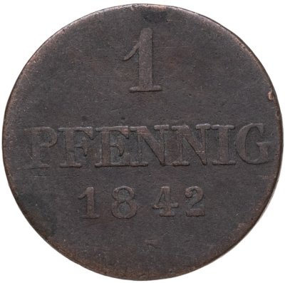 купить Германия, Ганновер 1 пфенниг 1842
