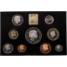 Купить Великобритания, годовой набор 1999 Proof из 9 монет, в том числе 5 фунтов "Принцесса Диана"