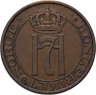 Купить Норвегия 5 эре (ore) 1941  Не магнетик, коричневый цвет