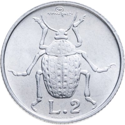 купить Сан-Марино 2 лиры 1974