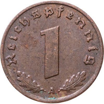 купить Германия, Третий рейх 1 рейхспфенниг (reichspfennig) 1936