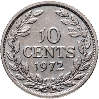 купить Либерия 10 центов (cents) 1972