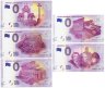 Купить 0 евро (euro) набор из 5 банкнот "Военные мемориалы и музеи"