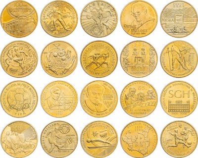 купить Польша, подборка из 20-ти памятных монет 2 злотые (zlote) 2002-2014 гг.