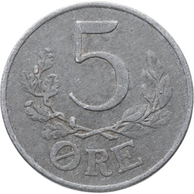 купить Дания 5 эре (ore) 1943