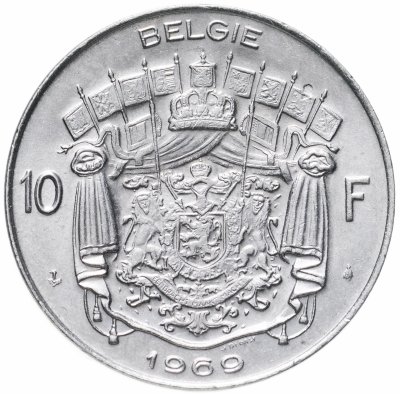 купить Бельгия 10 франков (francs) 1969-1974 случайный год