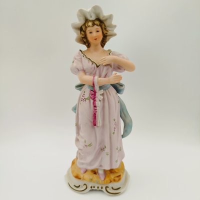 купить Статуэтка "Дама в розовом", бисквит, роспись, Западная Европа, 1970-1990 гг.