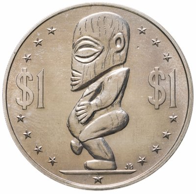 купить Острова Кука 1 доллар (dollar) 1974