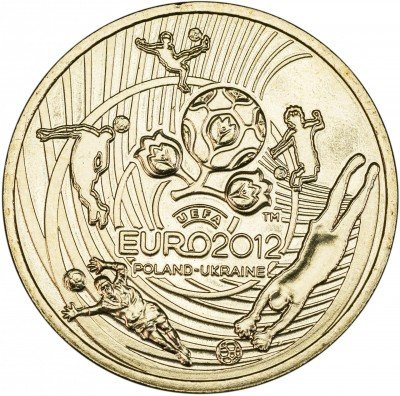 купить Польша 2 злотых 2012 "Чемпионат Европы по футболу 2012"