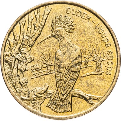 купить Польша 2 злотых (zlote) 2000 "Всемирная природа - Удод"