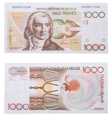 купить Бельгия 1000 франков 1980-1996