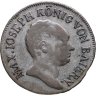 Купить Королевство Бавария, Максимилиан I, 6 крейцеров 1825