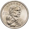 Купить США 1 доллар (dollar) 2018 P "Коренные Американцы - Джим Торп "Уа-То-Хак"", Знак монетного двора D - Денвер