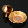 Купить Кофейная пара для ристретто, "Jean Pouyat", "Limoges", фарфор, крытье золотом, Франция, 1890-1930 гг.