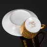 Купить Кофейная пара для ристретто, "Jean Pouyat", "Limoges", фарфор, крытье золотом, Франция, 1890-1930 гг.
