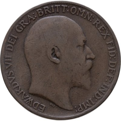 Купить Великобритания 1 пенни (penny) 1910