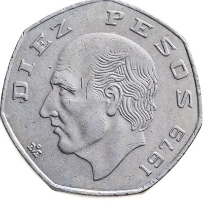 купить Мексика 10 песо (pesos) 1979