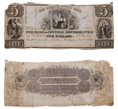 купить США (Оклэнд) 5 долларов 1839