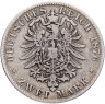 Купить Германская Империя, Бавария 2 марки (mark) 1876, двор D