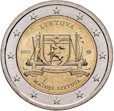 купить Литва 2 евро 2025 "Регион Малая Литва"
