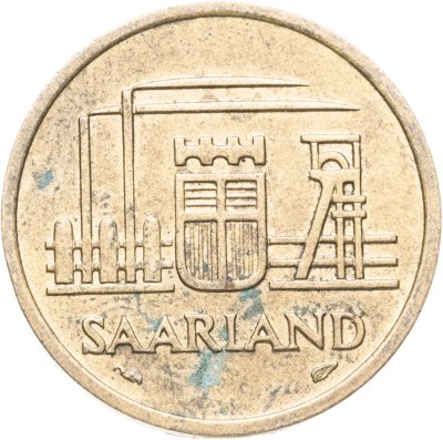 купить Саар 20 франков (francs) 1954