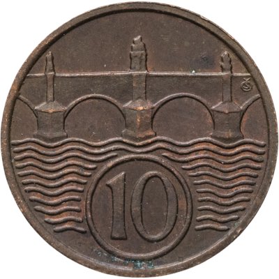 купить Чехословакия 10 геллеров (haleru) 1936
